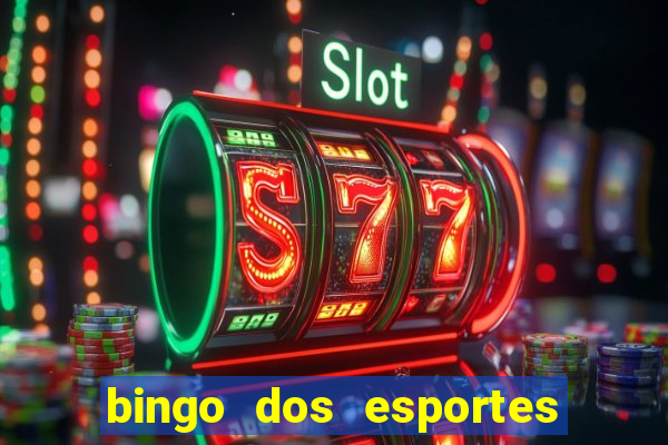 bingo dos esportes para imprimir